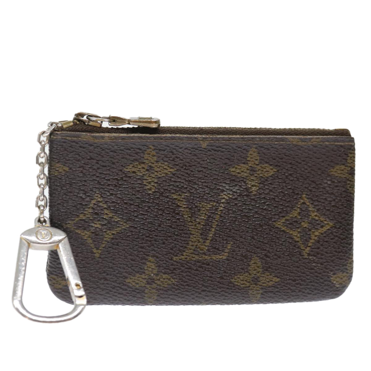 LOUIS VUITTON Monogram Pochette Cles Coin Purse M62650 LV Auth 71367