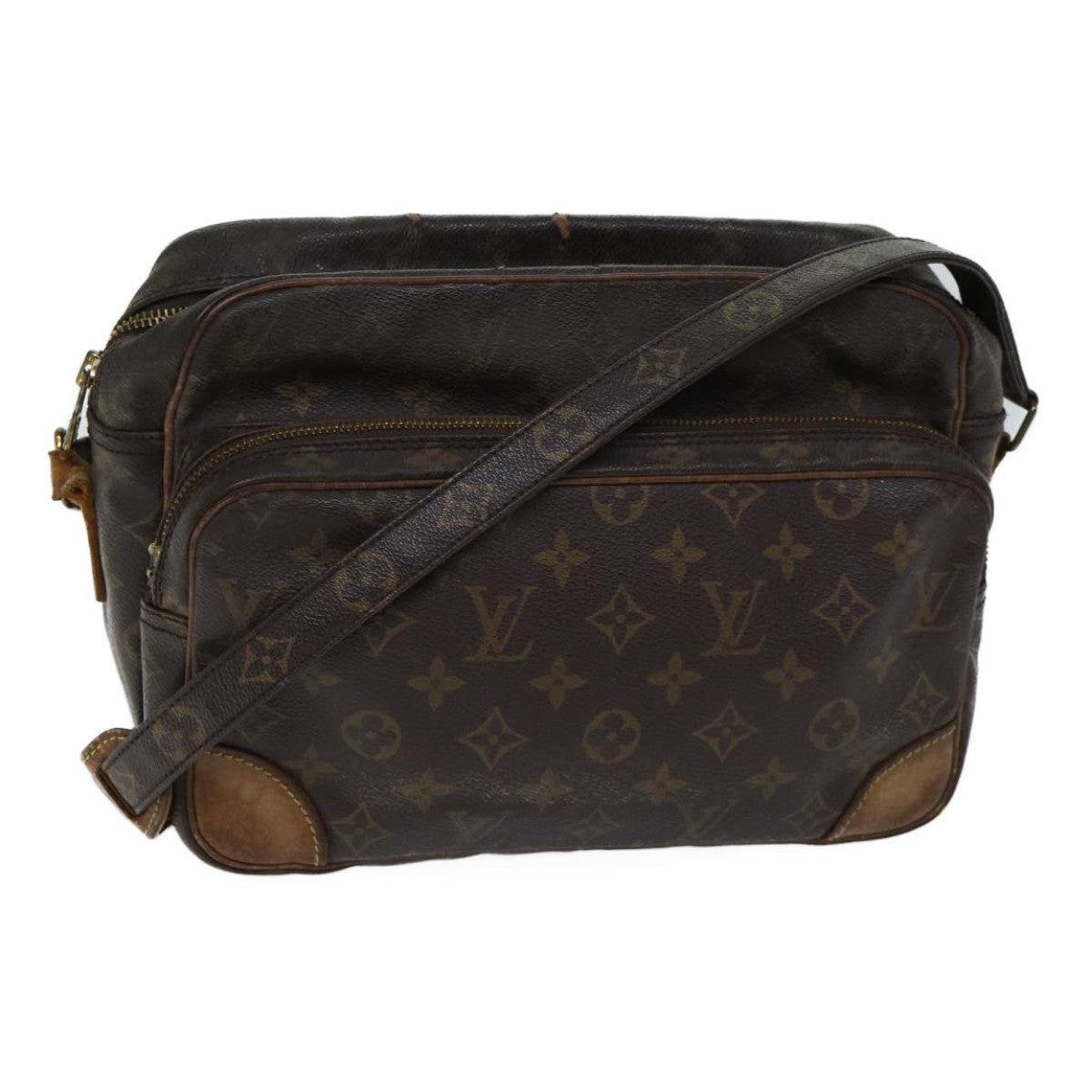 LOUIS VUITTON Monogram Nile Shoulder Bag M45244 LV Auth 71372