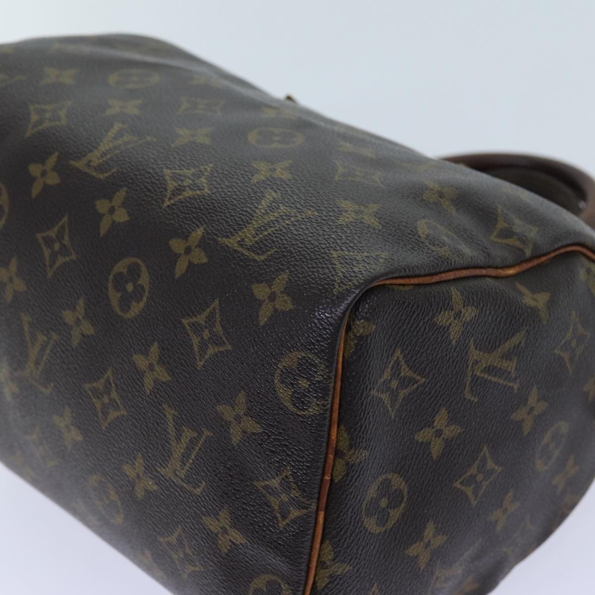 LOUIS VUITTON Monogram Speedy 25 Hand Bag M41528 LV Auth 71377