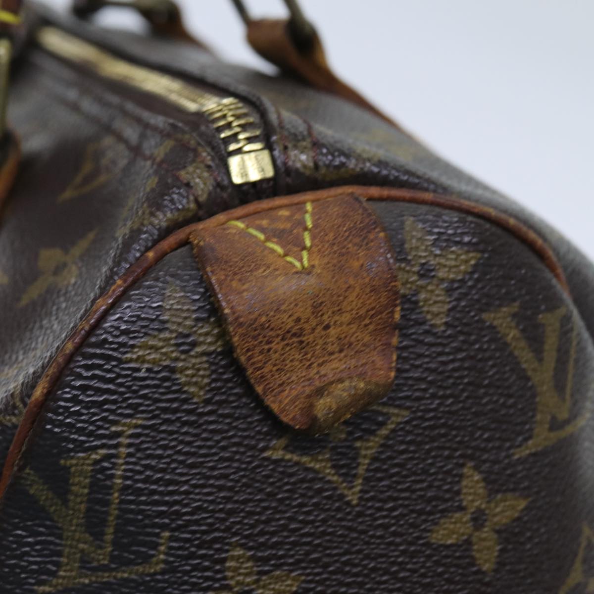 LOUIS VUITTON Monogram Speedy 25 Hand Bag M41528 LV Auth 71377