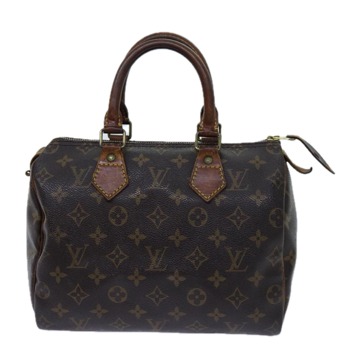 LOUIS VUITTON Monogram Speedy 25 Hand Bag M41528 LV Auth 71377