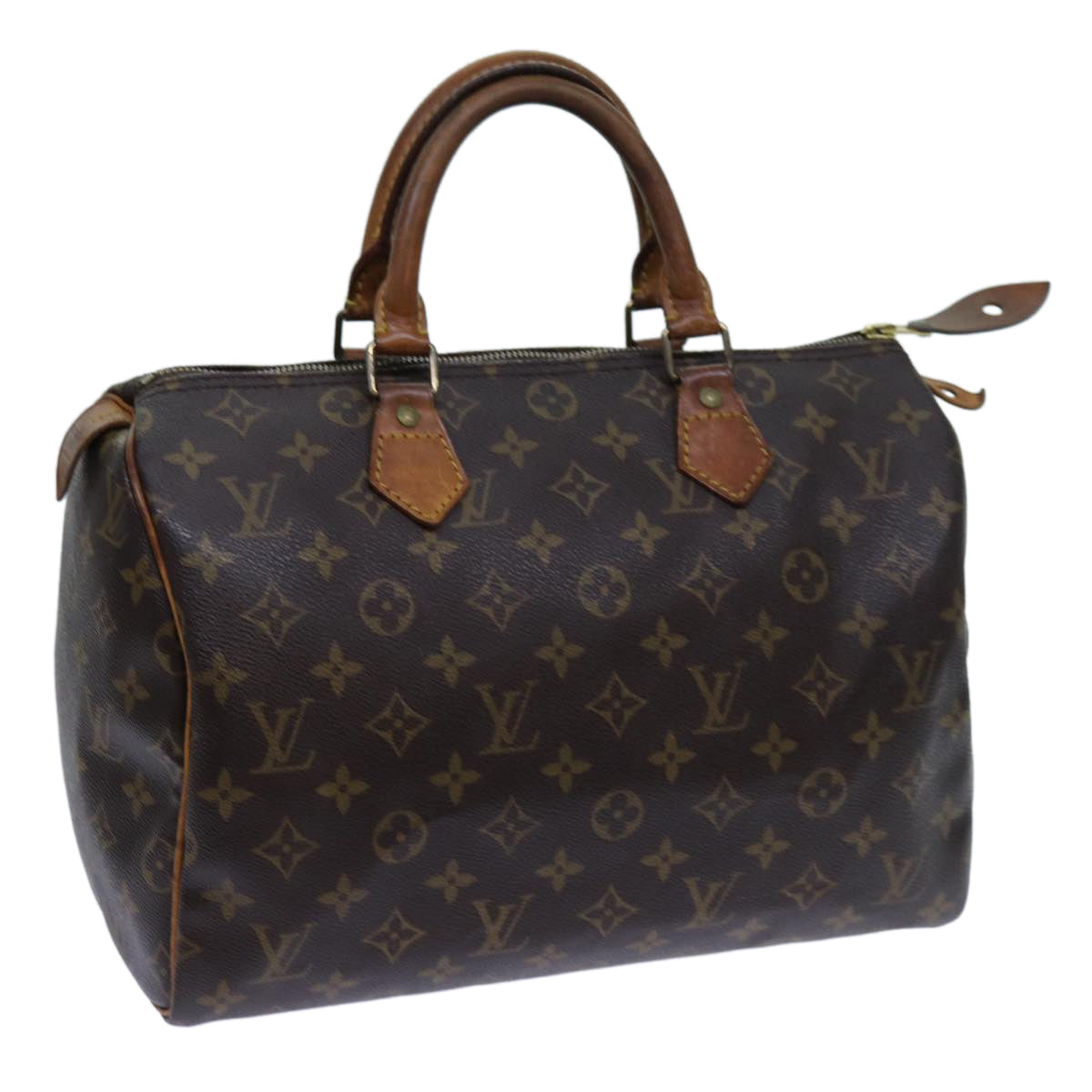 LOUIS VUITTON Monogram Speedy 30 Hand Bag M41526 LV Auth 71379