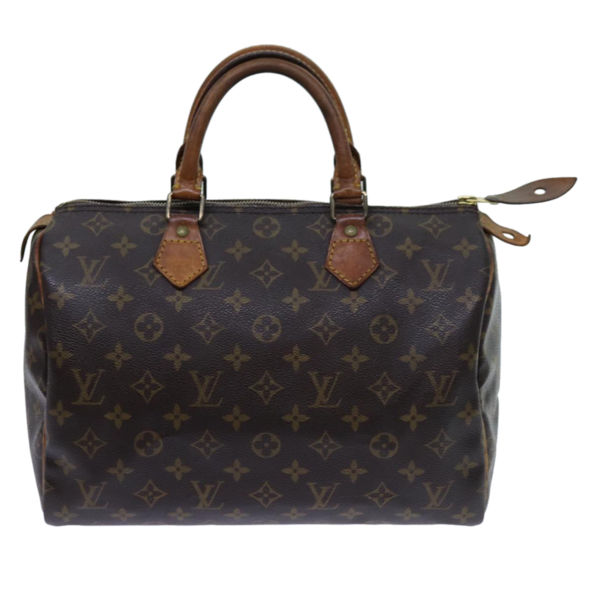 LOUIS VUITTON Monogram Speedy 30 Hand Bag M41526 LV Auth 71379