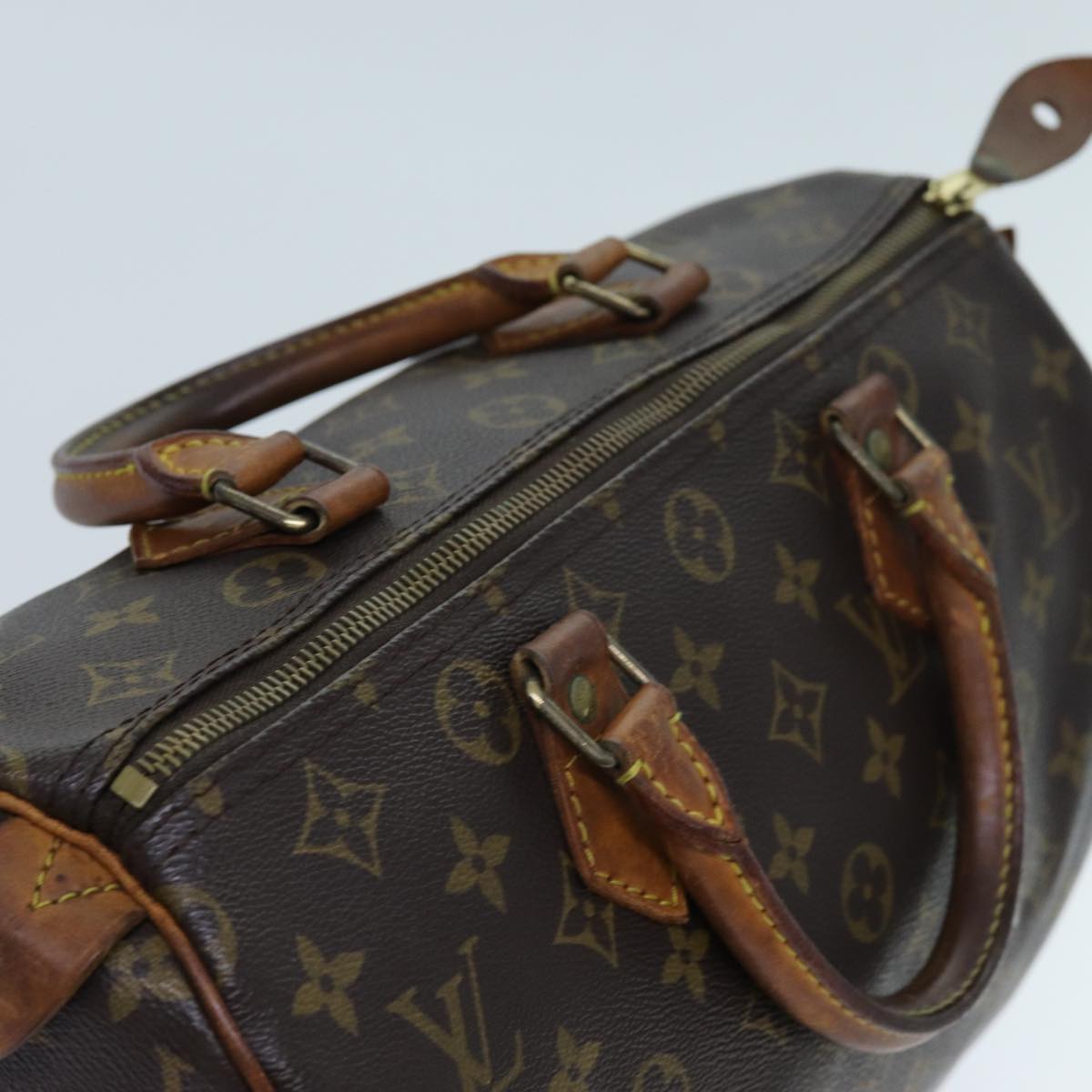 LOUIS VUITTON Monogram Speedy 30 Hand Bag M41526 LV Auth 71379