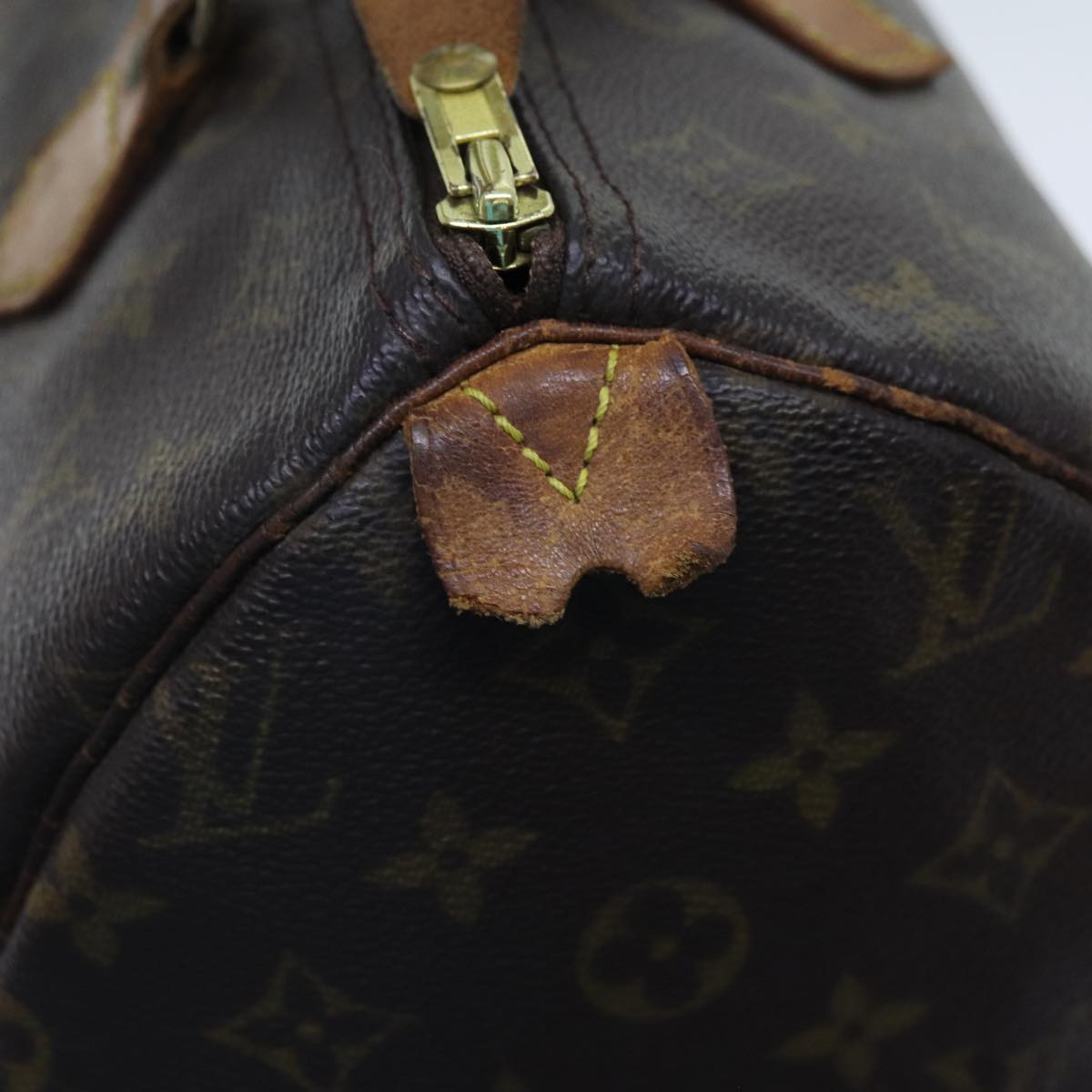 LOUIS VUITTON Monogram Speedy 30 Hand Bag M41526 LV Auth 71383