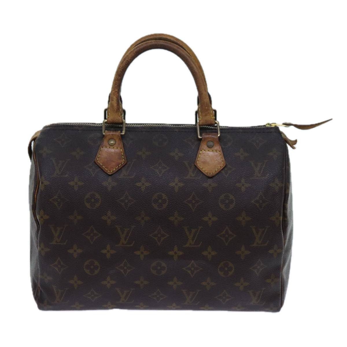 LOUIS VUITTON Monogram Speedy 30 Hand Bag M41526 LV Auth 71383