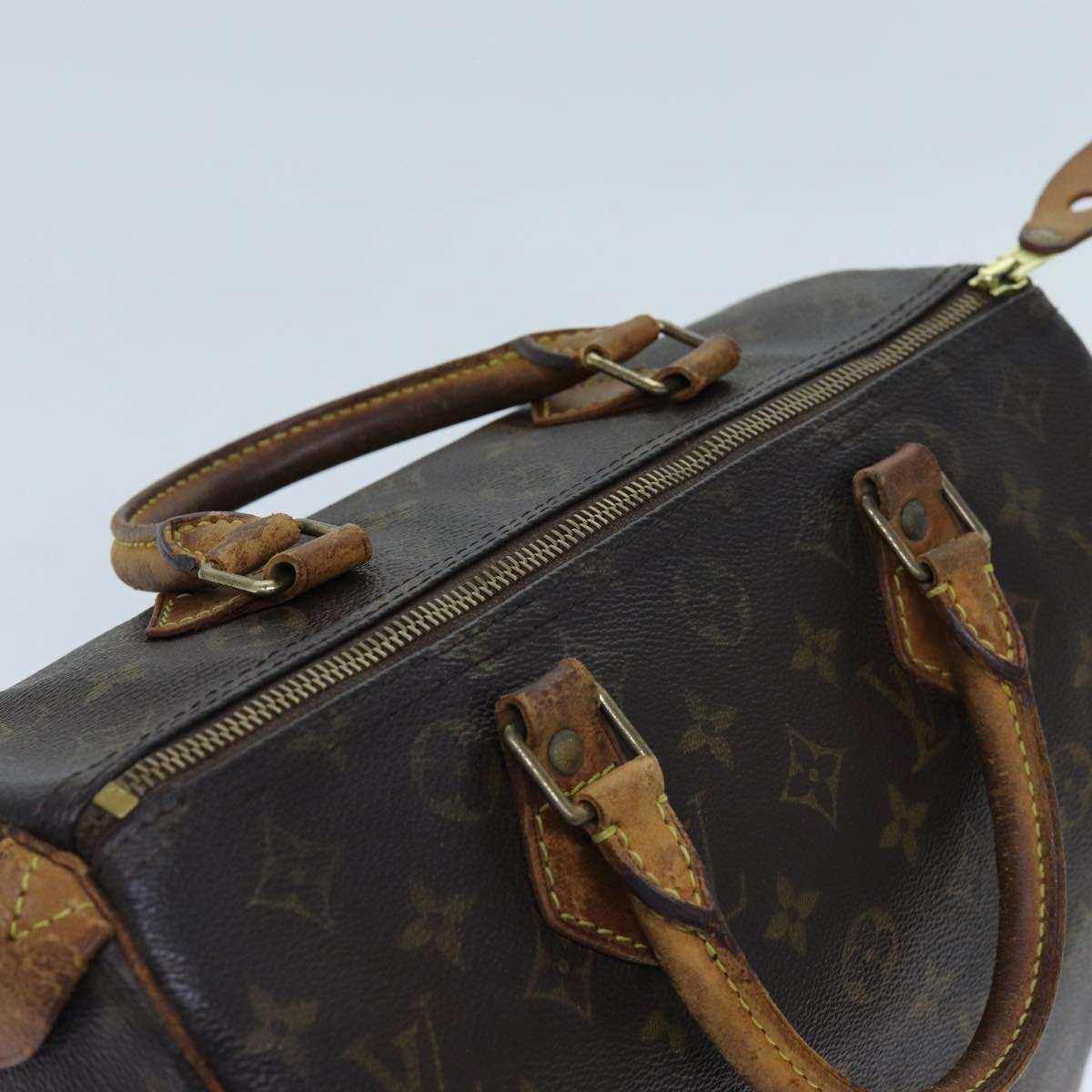 LOUIS VUITTON Monogram Speedy 30 Hand Bag M41526 LV Auth 71383