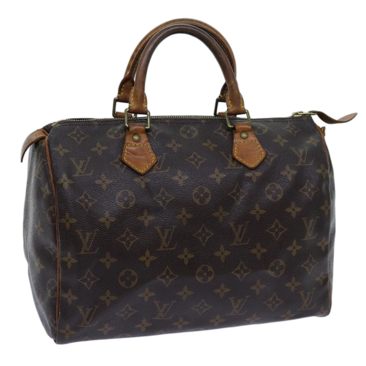 LOUIS VUITTON Monogram Speedy 30 Hand Bag M41526 LV Auth 71385