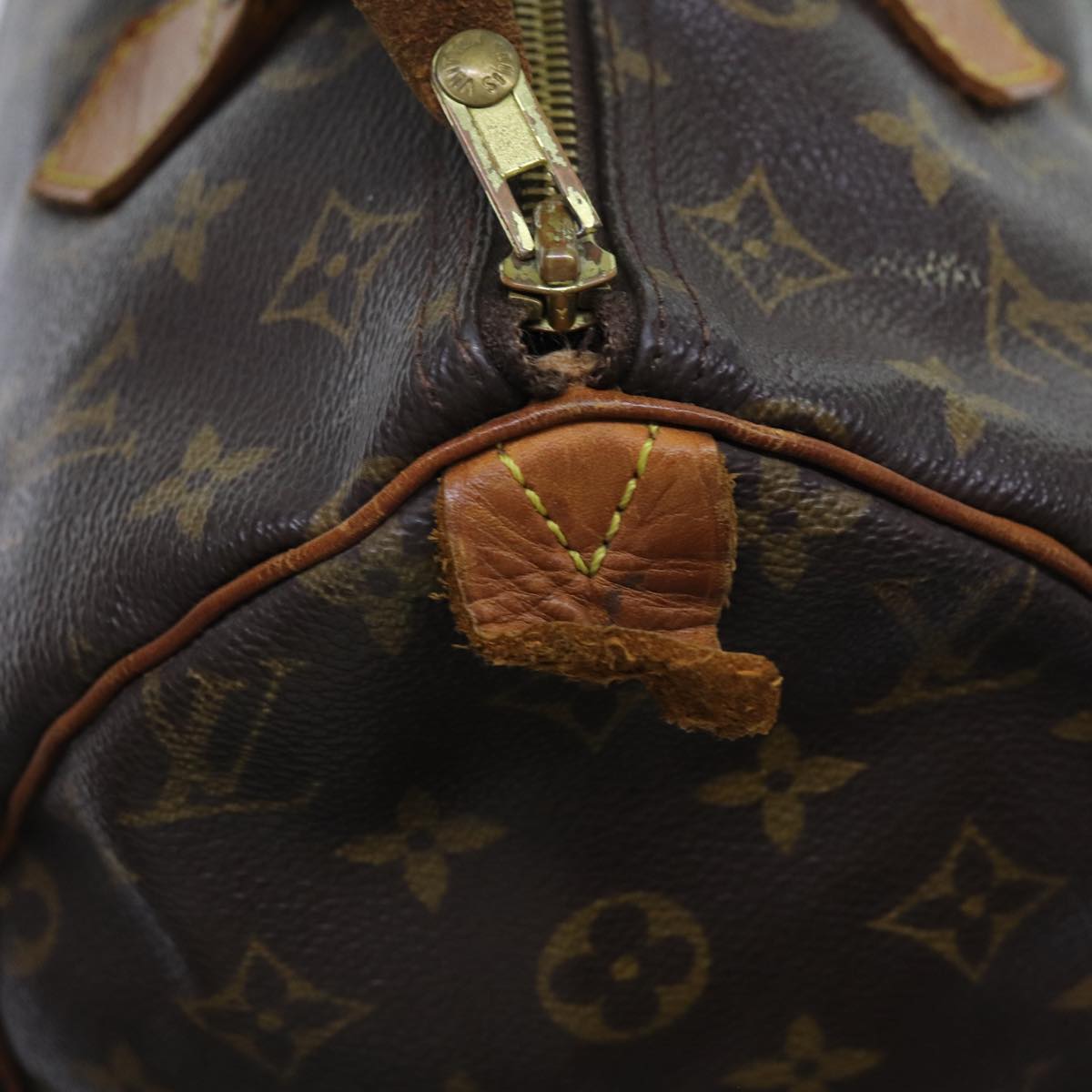 LOUIS VUITTON Monogram Speedy 30 Hand Bag M41526 LV Auth 71385