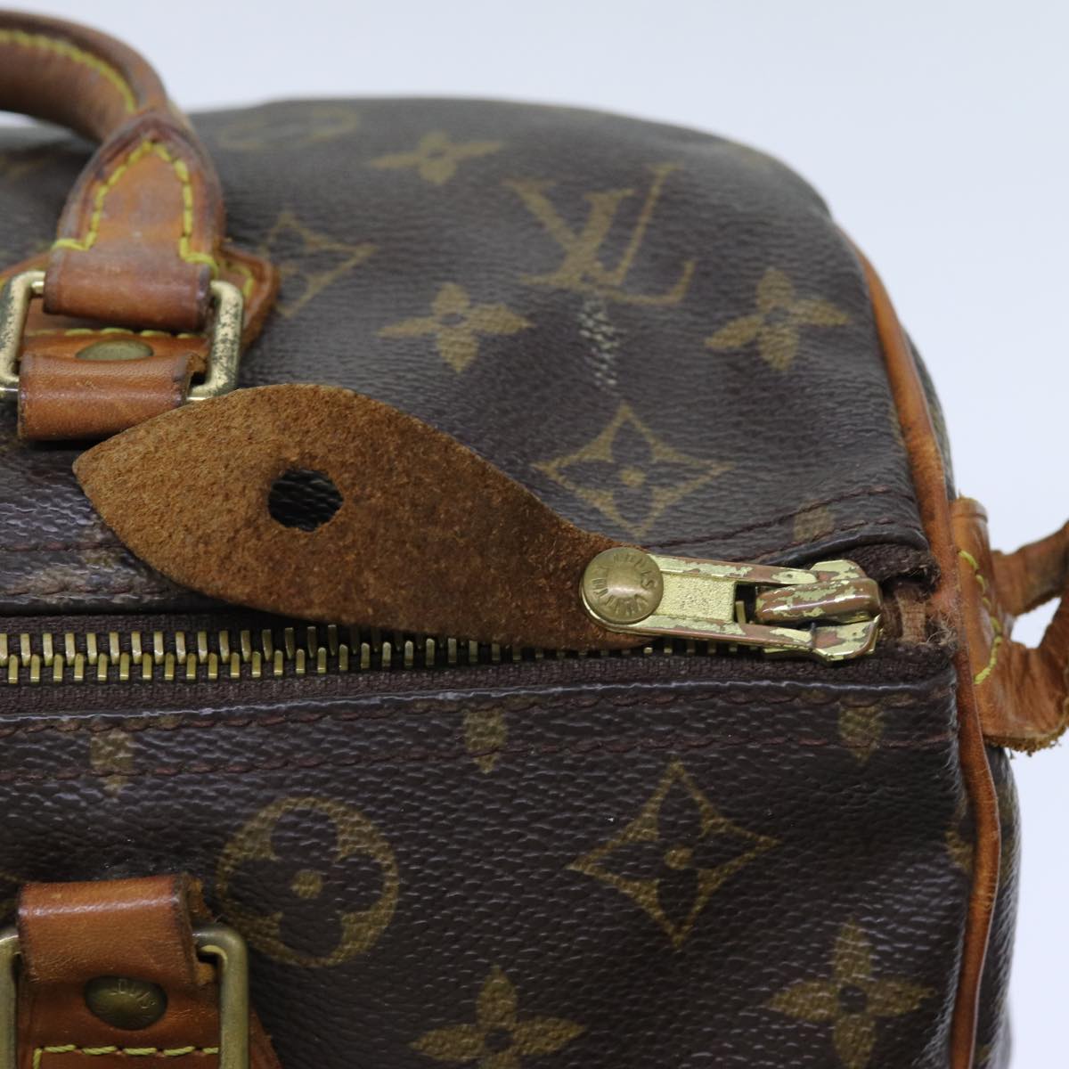 LOUIS VUITTON Monogram Speedy 30 Hand Bag M41526 LV Auth 71385