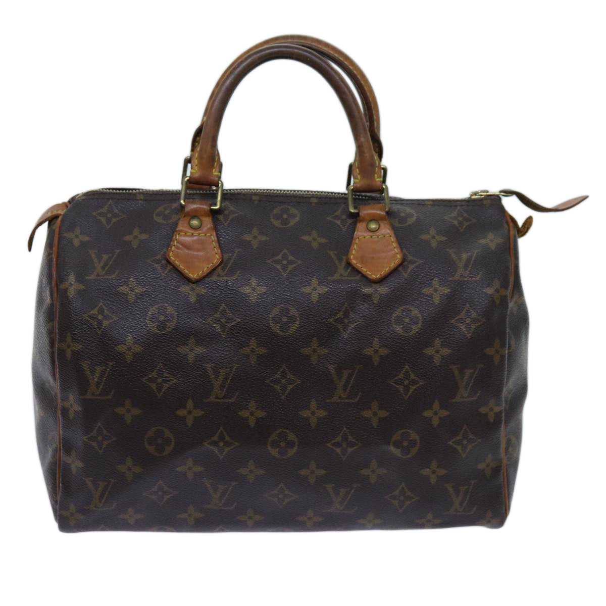 LOUIS VUITTON Monogram Speedy 30 Hand Bag M41526 LV Auth 71385