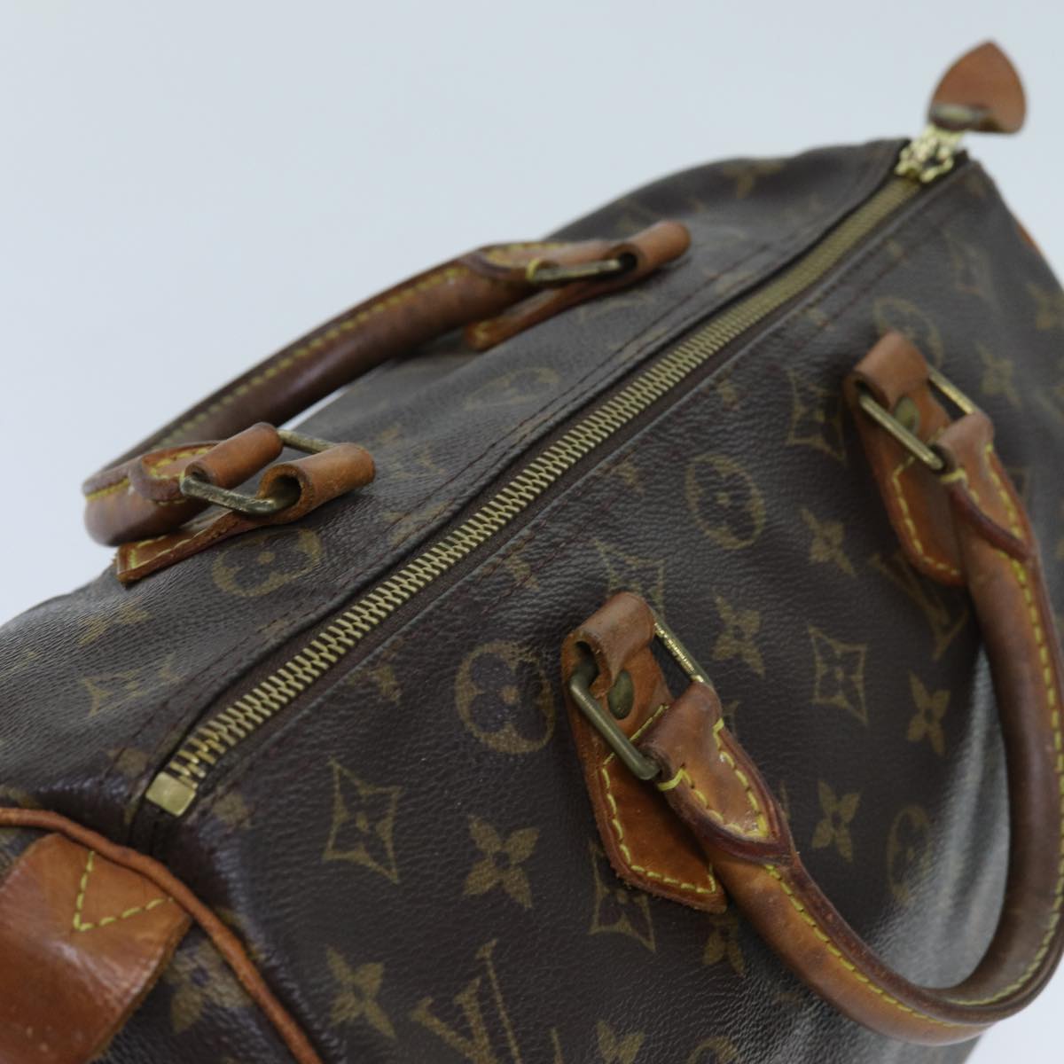 LOUIS VUITTON Monogram Speedy 30 Hand Bag M41526 LV Auth 71385