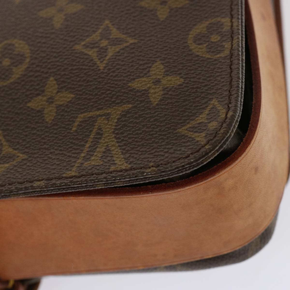 LOUIS VUITTON Monogram Cartouchiere GM Shoulder Bag M51252 LV Auth 71386