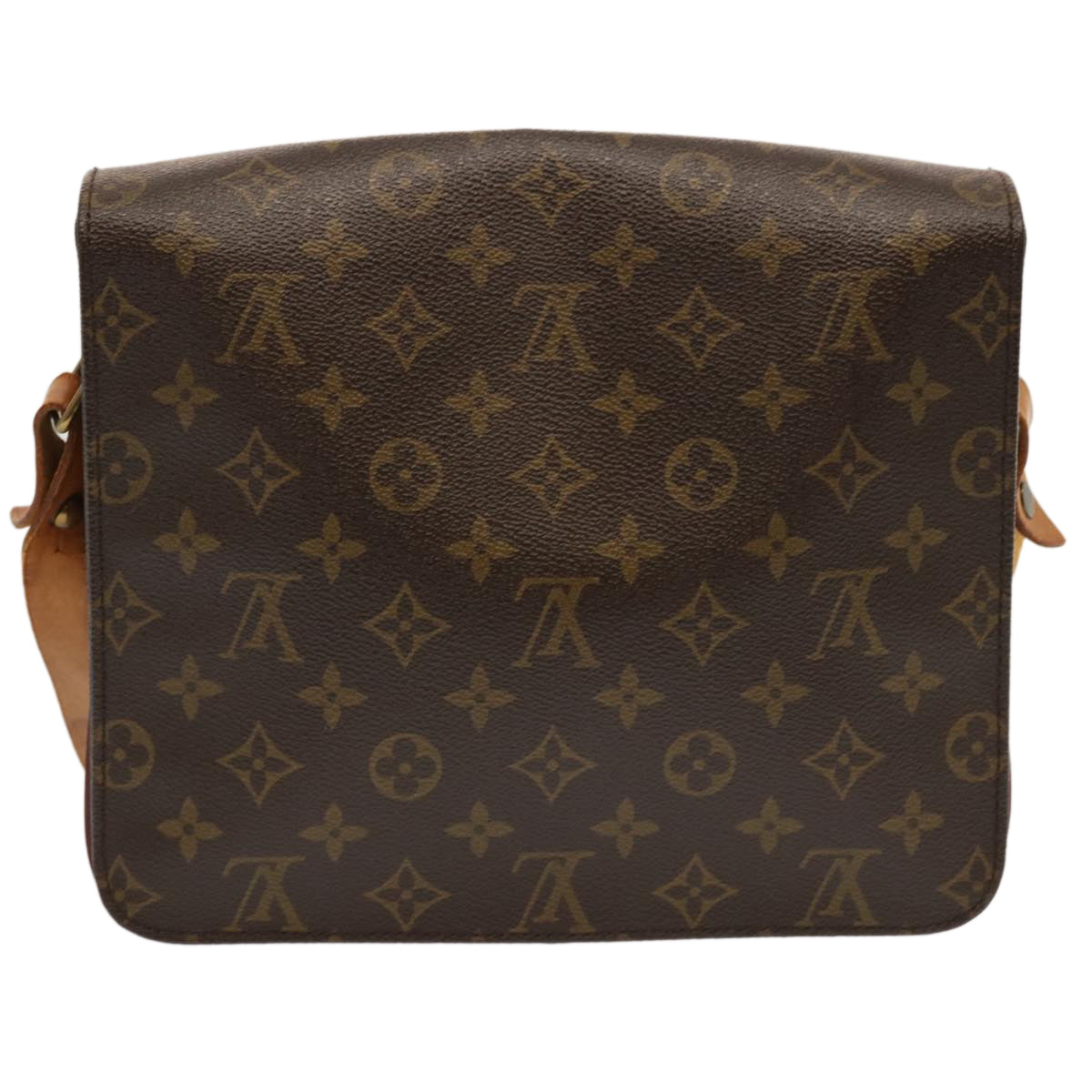 LOUIS VUITTON Monogram Cartouchiere GM Shoulder Bag M51252 LV Auth 71386