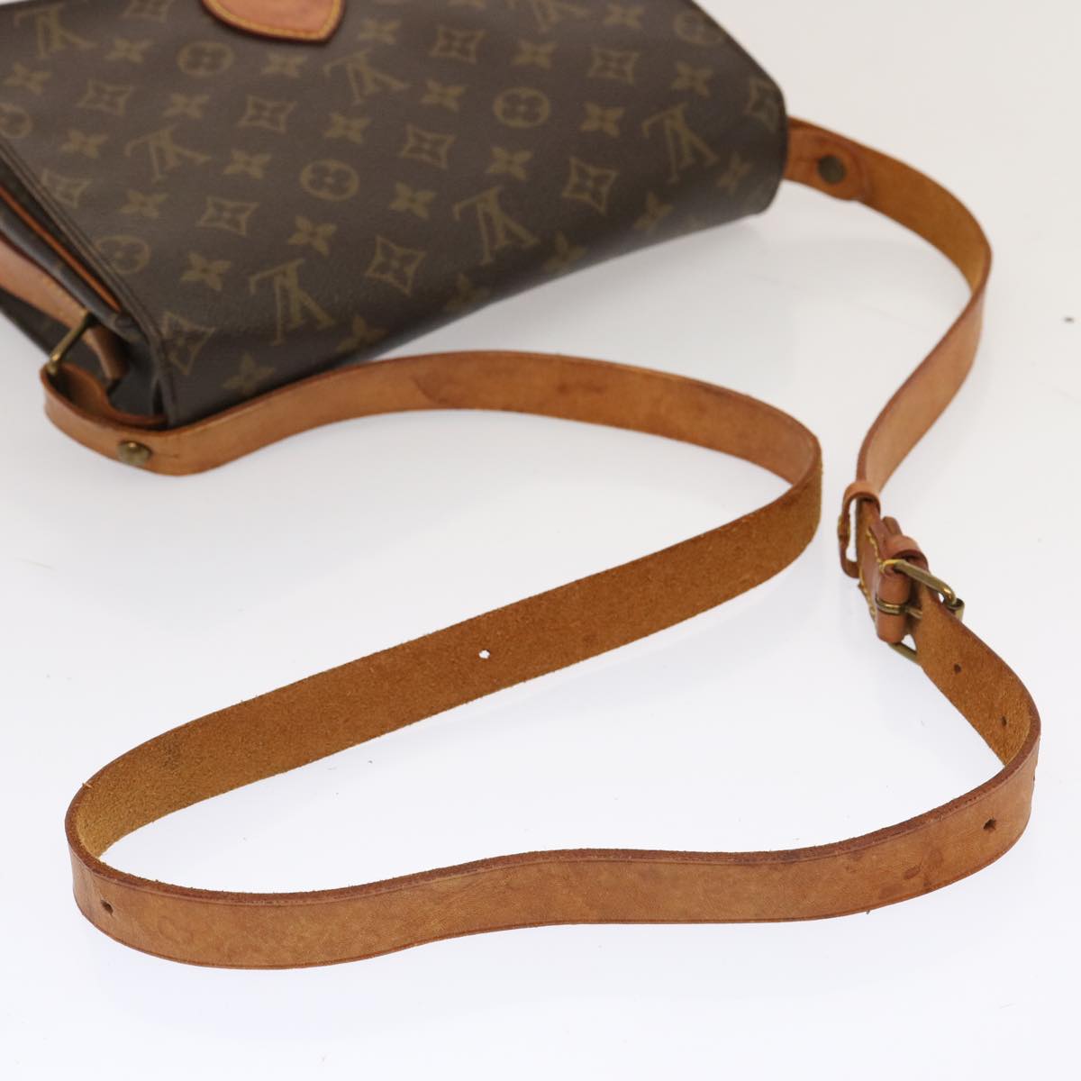 LOUIS VUITTON Monogram Cartouchiere GM Shoulder Bag M51252 LV Auth 71386