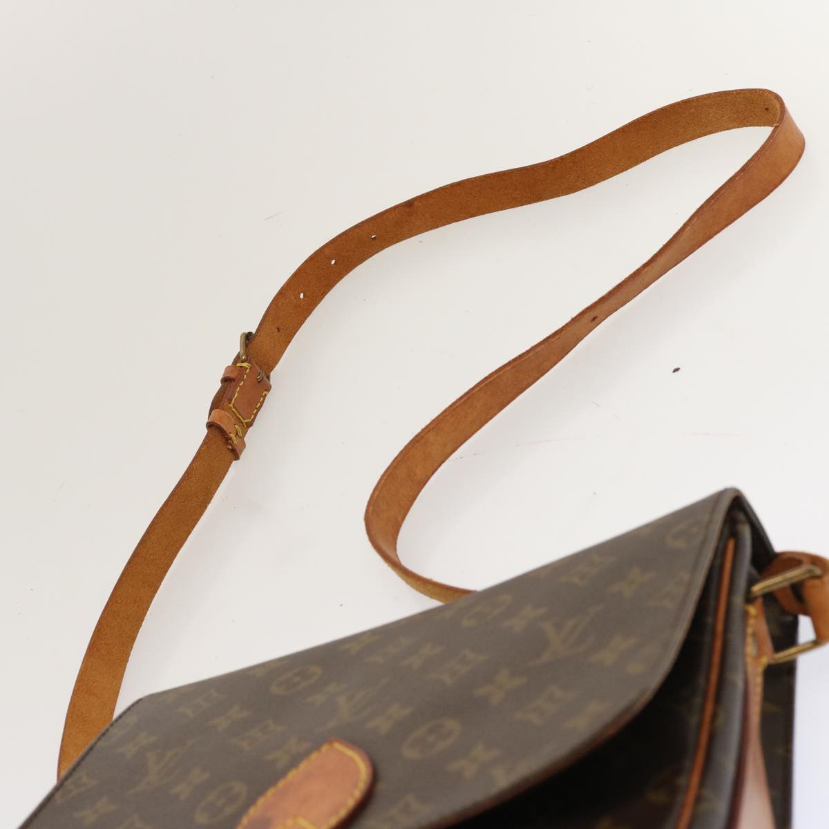 LOUIS VUITTON Monogram Cartouchiere GM Shoulder Bag M51252 LV Auth 71386