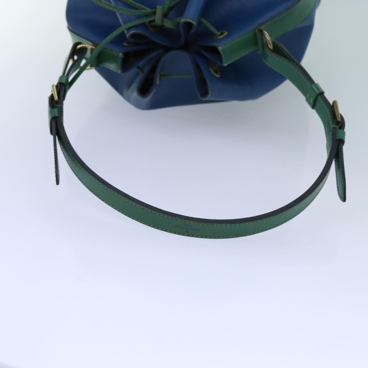 LOUIS VUITTON Epi Noe Shoulder Bag Bicolor Green Blue M44044 LV Auth 71396