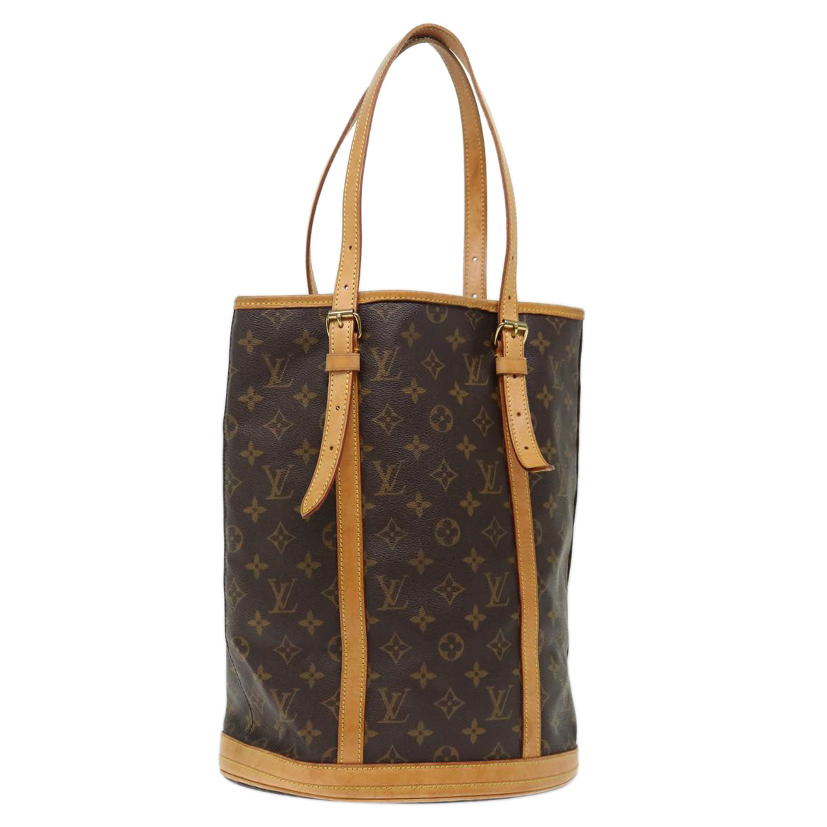 LOUIS VUITTON Monogram Bucket GM Shoulder Bag M42236 LV Auth 71398