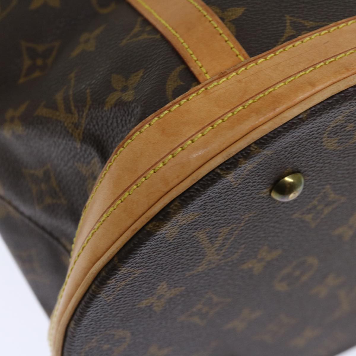 LOUIS VUITTON Monogram Bucket GM Shoulder Bag M42236 LV Auth 71398