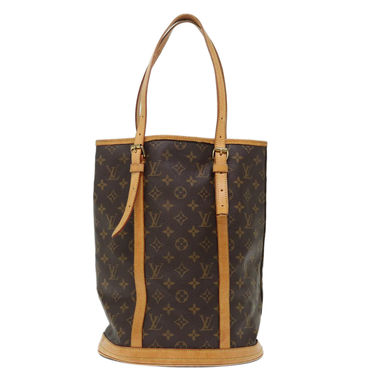 LOUIS VUITTON Monogram Bucket GM Shoulder Bag M42236 LV Auth 71398