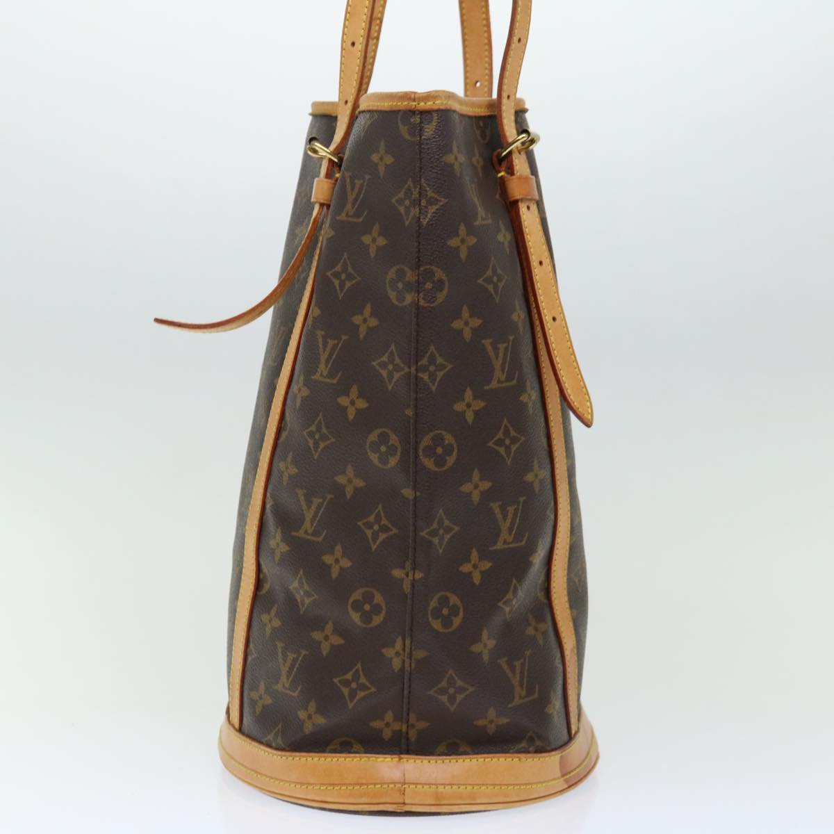 LOUIS VUITTON Monogram Bucket GM Shoulder Bag M42236 LV Auth 71398