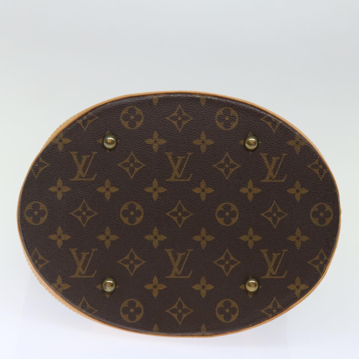 LOUIS VUITTON Monogram Bucket GM Shoulder Bag M42236 LV Auth 71398