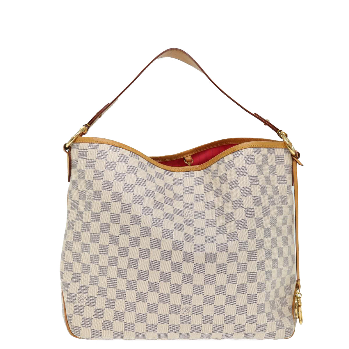 LOUIS VUITTON Damier Azur Delightful MM Shoulder Bag N41448 LV Auth 71399