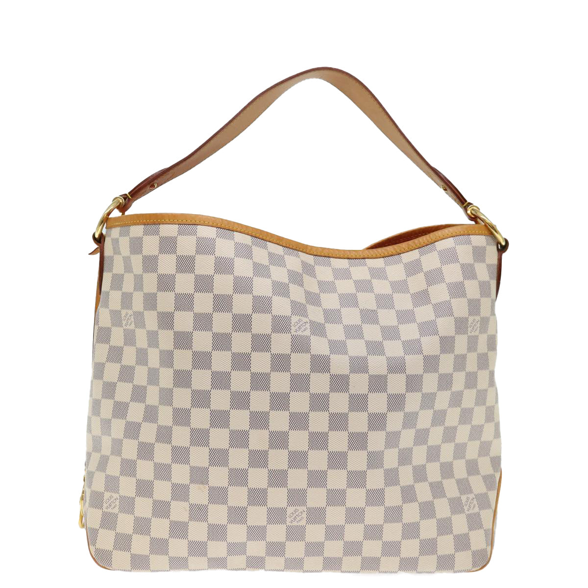 LOUIS VUITTON Damier Azur Delightful MM Shoulder Bag N41448 LV Auth 71399