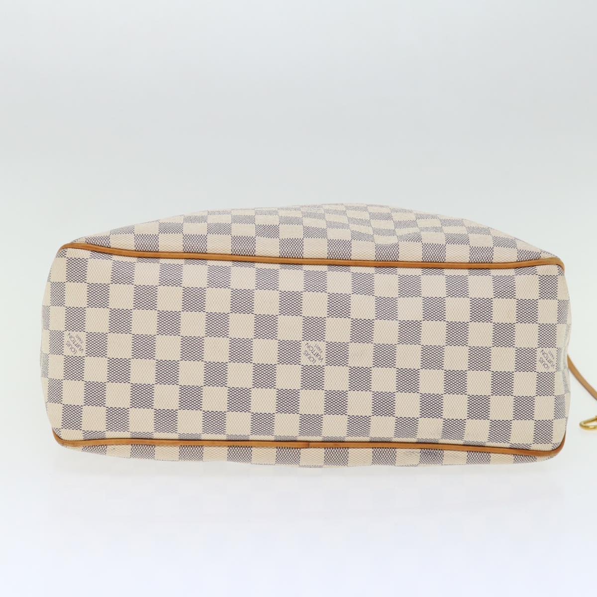 LOUIS VUITTON Damier Azur Delightful MM Shoulder Bag N41448 LV Auth 71399