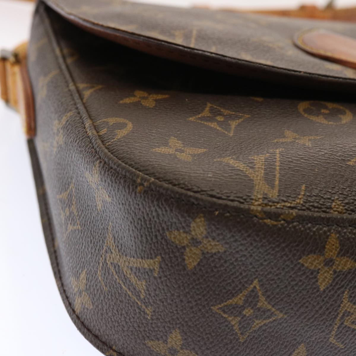 LOUIS VUITTON Monogram Saint Cloud GM Shoulder Bag M51242 LV Auth 71419