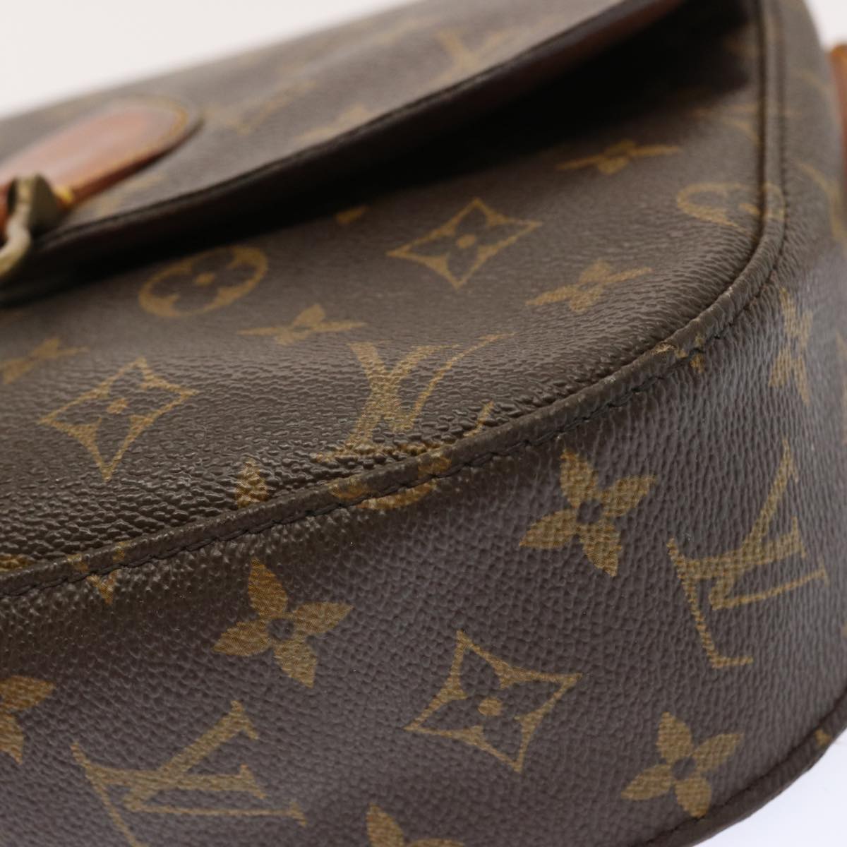 LOUIS VUITTON Monogram Saint Cloud GM Shoulder Bag M51242 LV Auth 71419