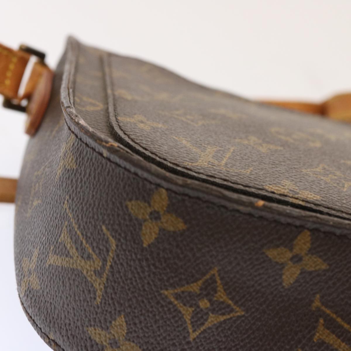 LOUIS VUITTON Monogram Saint Cloud GM Shoulder Bag M51242 LV Auth 71419