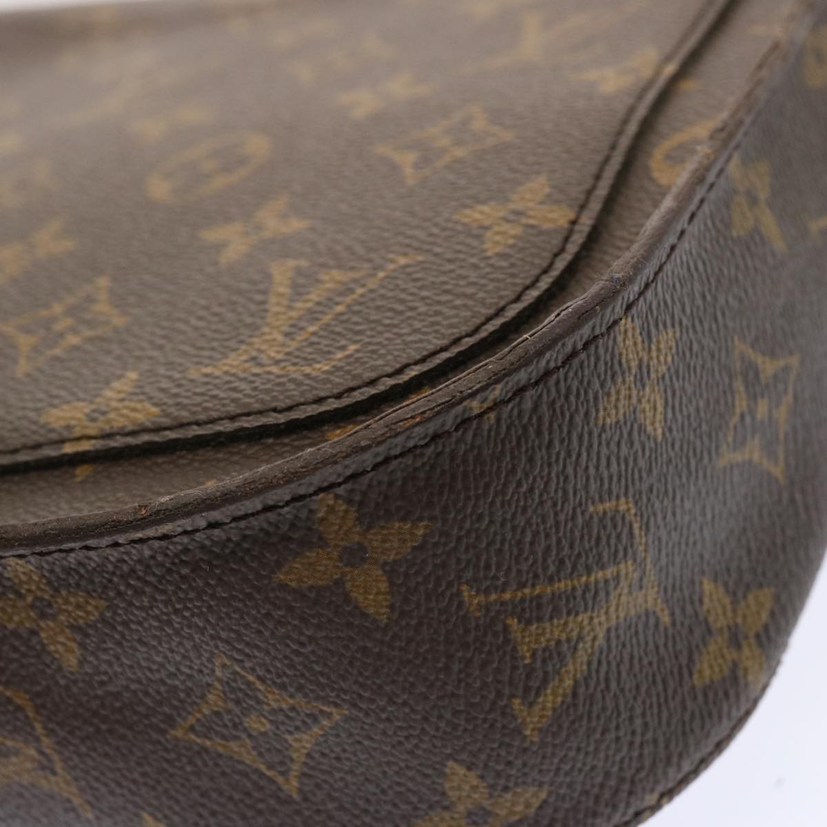 LOUIS VUITTON Monogram Saint Cloud GM Shoulder Bag M51242 LV Auth 71419