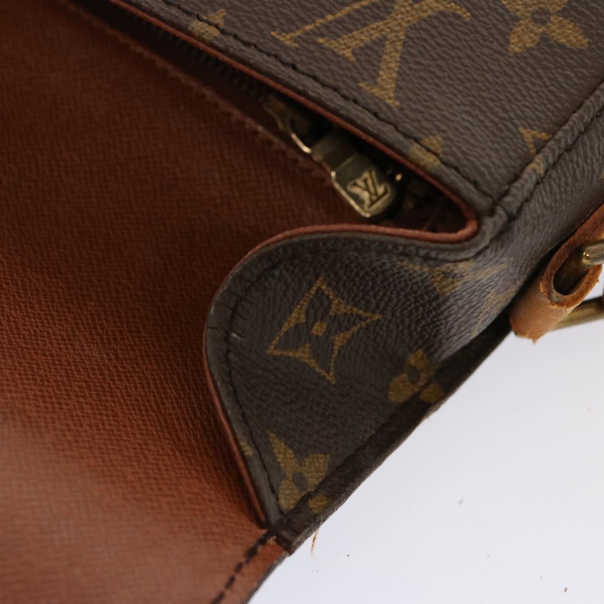 LOUIS VUITTON Monogram Saint Cloud GM Shoulder Bag M51242 LV Auth 71419