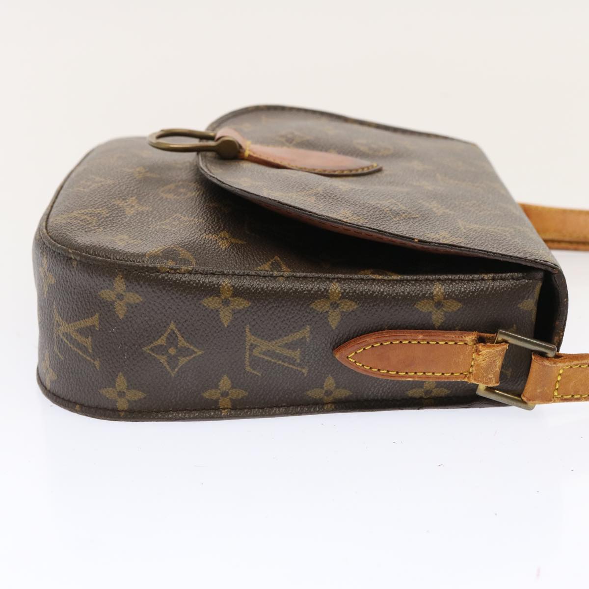 LOUIS VUITTON Monogram Saint Cloud GM Shoulder Bag M51242 LV Auth 71419