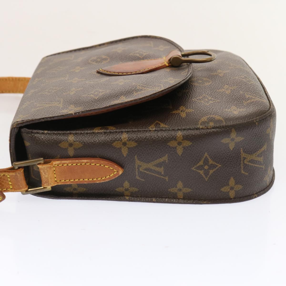 LOUIS VUITTON Monogram Saint Cloud GM Shoulder Bag M51242 LV Auth 71419