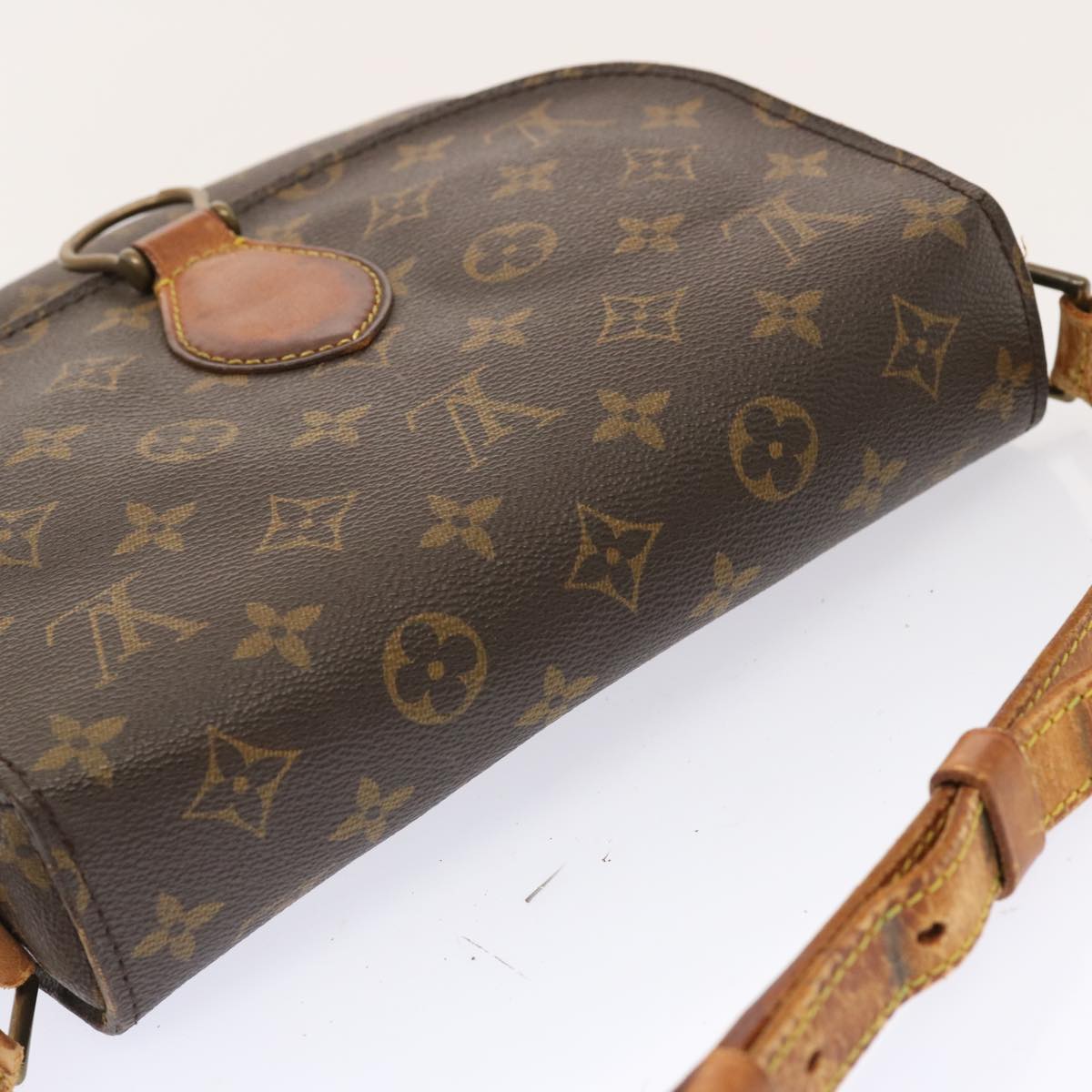 LOUIS VUITTON Monogram Saint Cloud GM Shoulder Bag M51242 LV Auth 71419