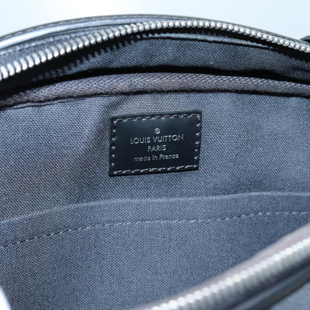 LOUIS VUITTON Damier Graphite Ambreil Shoulder Bag N41289 LV Auth 71423