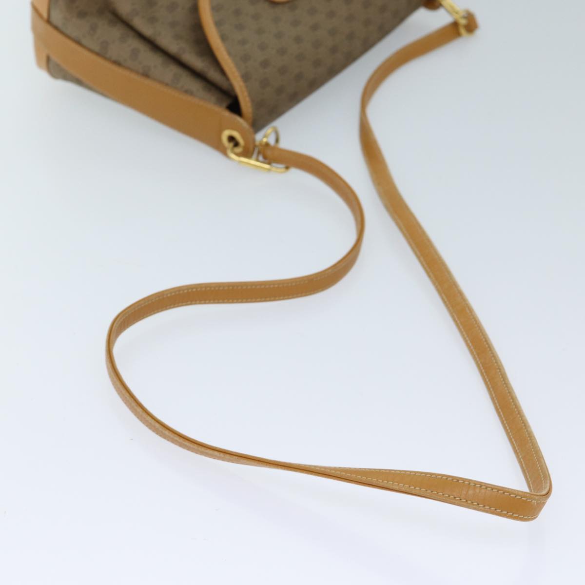 GUCCI Micro GG Supreme Shoulder Bag PVC Beige 001 099 4084 Auth 71428