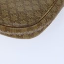 CELINE Macadam Canvas Shoulder Bag Coated Canvas Beige Auth 71434-16