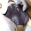 CELINE Macadam Canvas Shoulder Bag Coated Canvas Beige Auth 71434-18