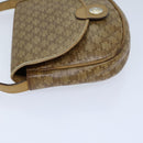 CELINE Macadam Canvas Shoulder Bag Coated Canvas Beige Auth 71434-3