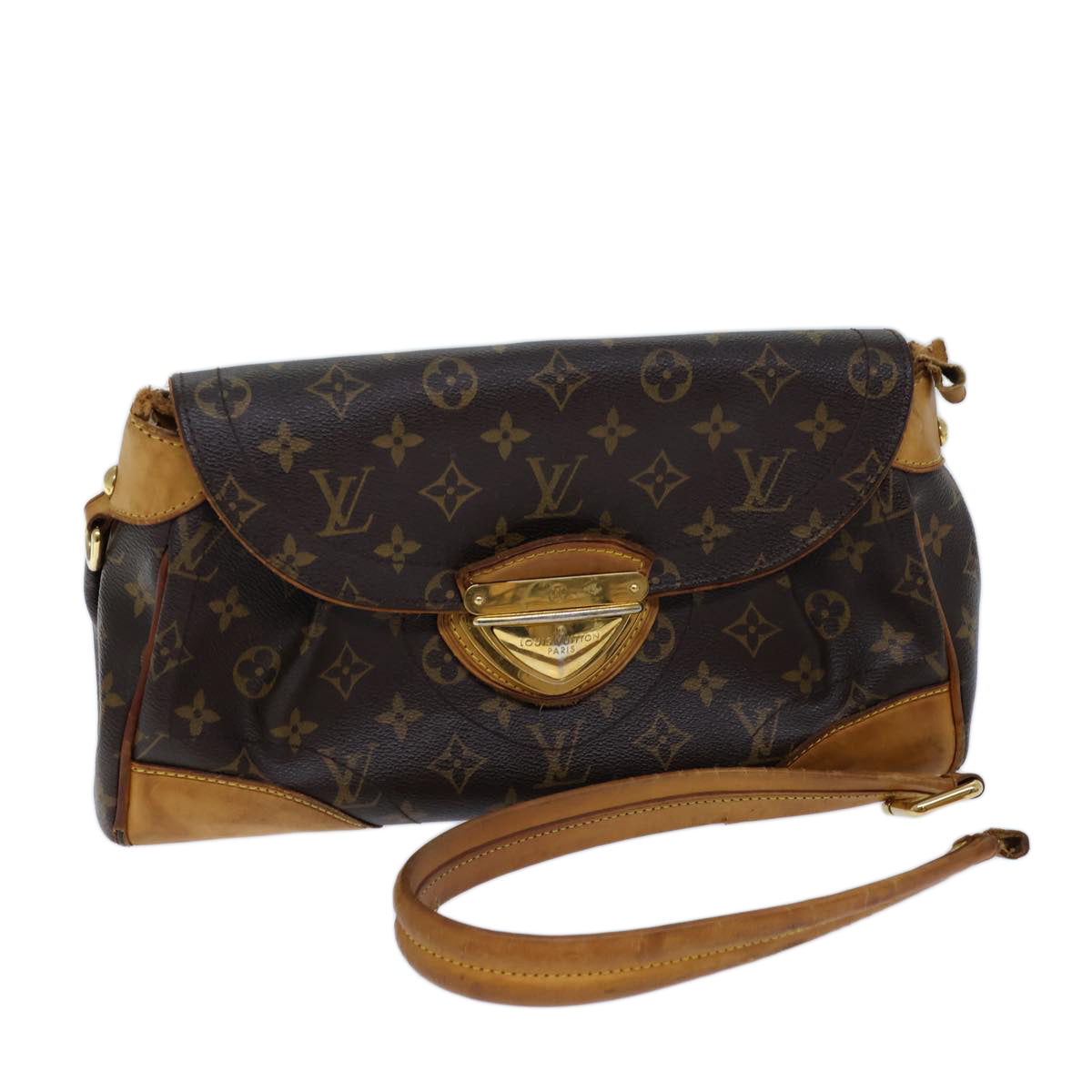 LOUIS VUITTON Monogram Beverly MM Shoulder Bag M40121 LV Auth 71451