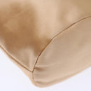 BOTTEGA VENETA Hand Bag Satin Pink Gold Auth 71459-9