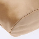 BOTTEGA VENETA Hand Bag Satin Pink Gold Auth 71459-15