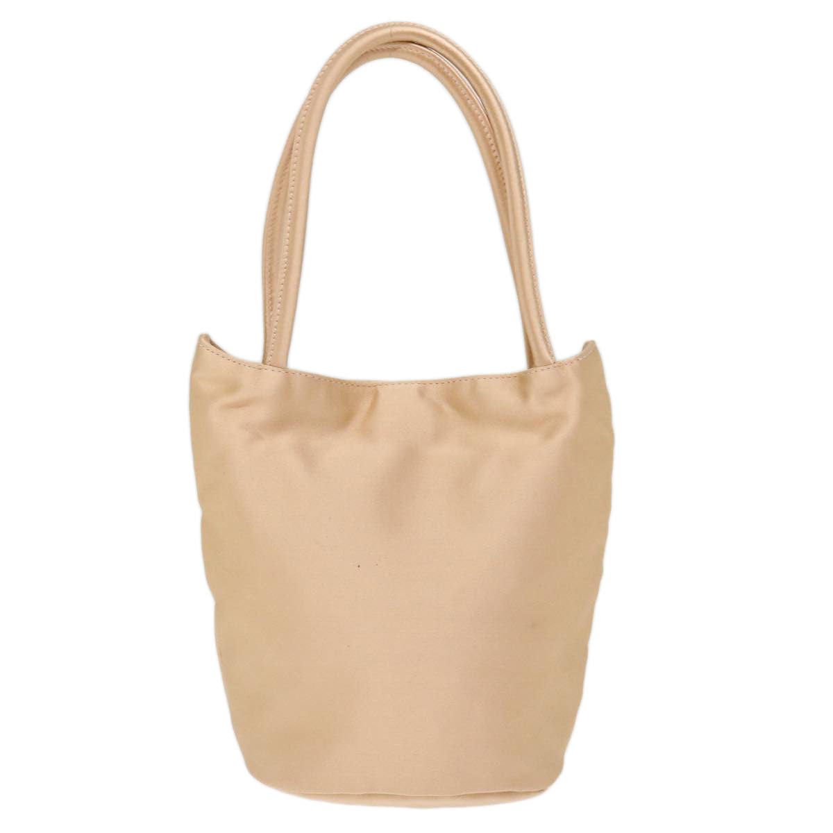 BOTTEGA VENETA Hand Bag Satin Pink Gold Auth 71459 - 0