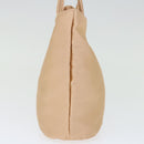 BOTTEGA VENETA Hand Bag Satin Pink Gold Auth 71459-3