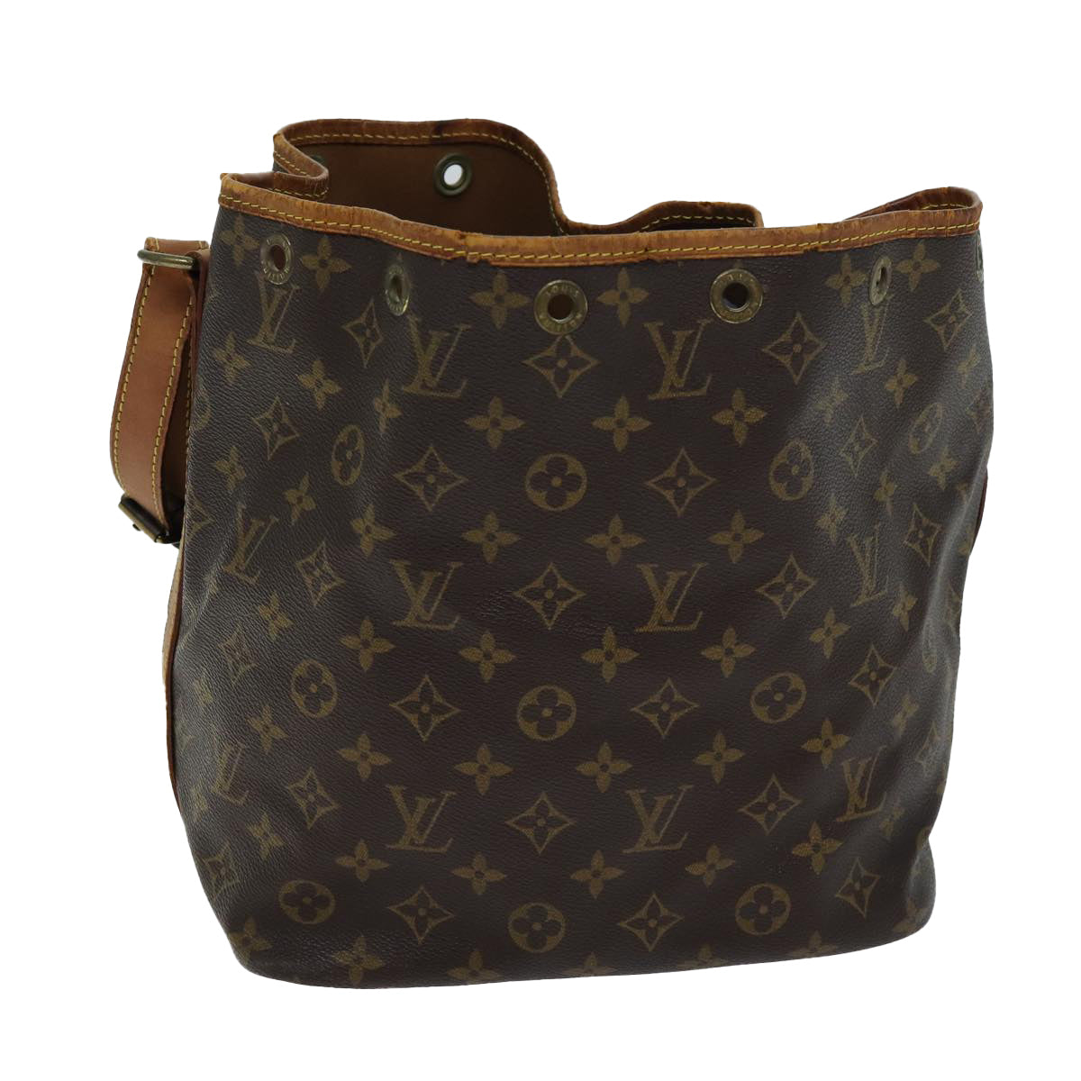 LOUIS VUITTON Monogram Petit Noe Shoulder Bag M42226 LV Auth 71474