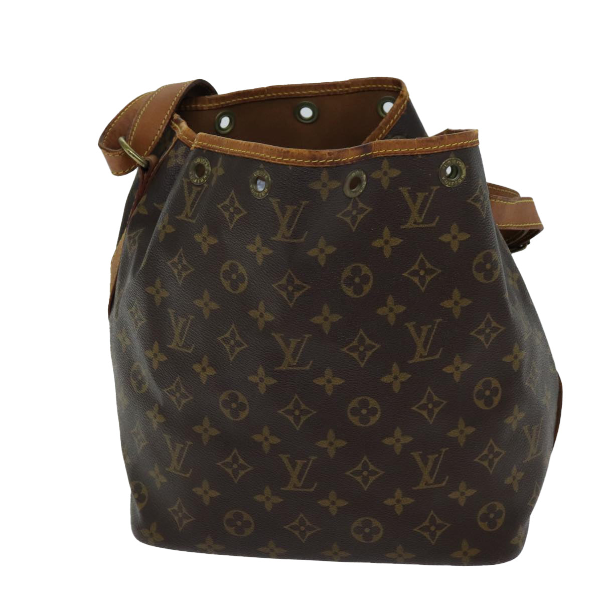 LOUIS VUITTON Monogram Petit Noe Shoulder Bag M42226 LV Auth 71474