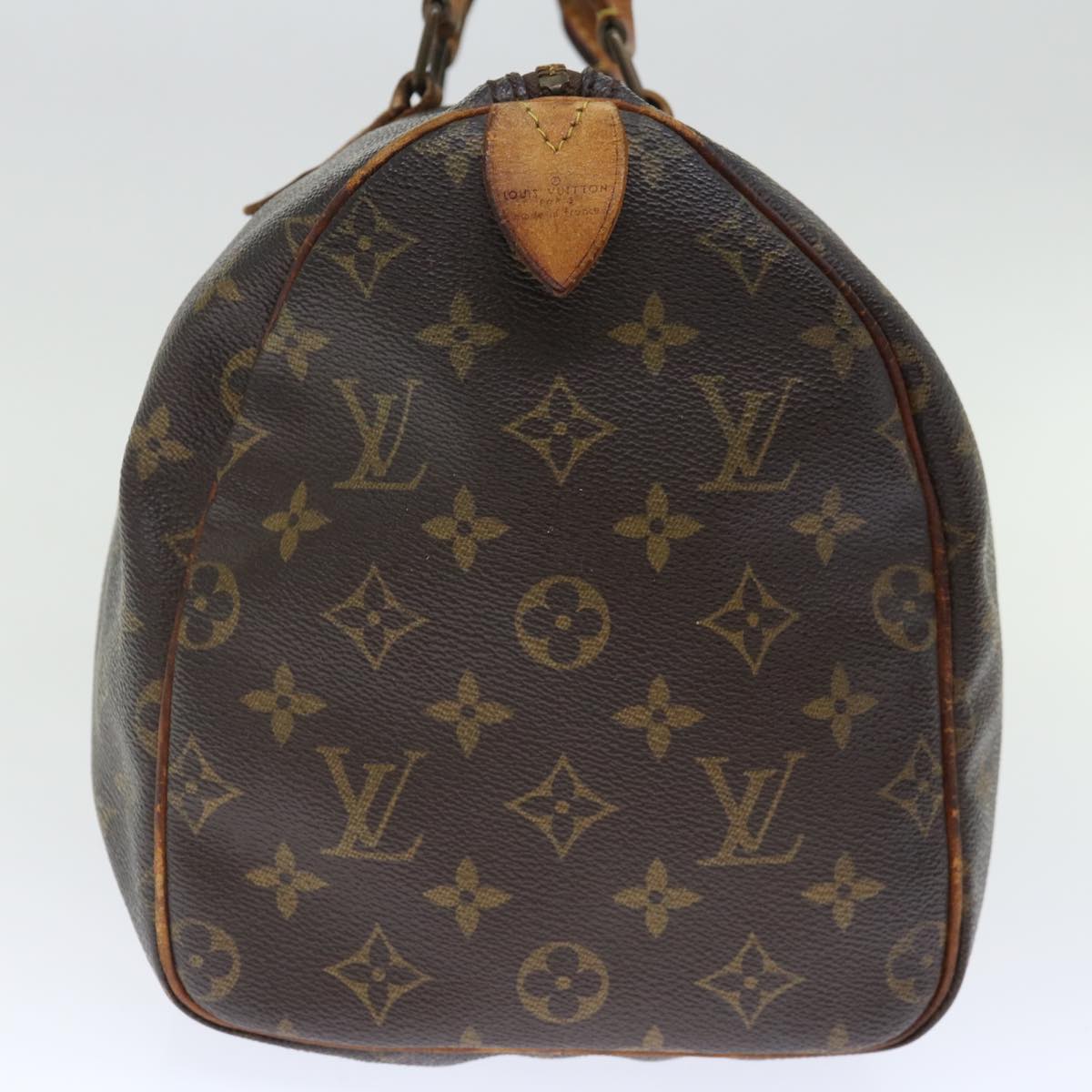 LOUIS VUITTON Monogram Speedy 30 Hand Bag M41526 LV Auth 71477